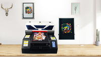 Harga Murah UV Printer A3 Flatbed Emboss Printer A3 UV LED mesin cetak untuk telepon kasus Golf botol T-shirt cetak