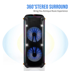 CH-1529 xách tay Sạc Led RGB ánh sáng với BT loa kép <span class=keywords><strong>15</strong></span> inch Hệ thống âm thanh lớn Đảng loa để Bán loa - Product Image 2