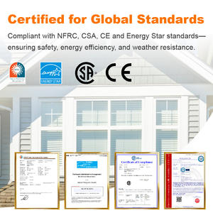 Wanjia <span class=keywords><strong>หน้าต่าง</strong></span><span class=keywords><strong>บาน</strong></span>เลื่อนกระจกสองชั้นกันน้ำหน้าต่าง<span class=keywords><strong>บาน</strong></span>เลื่อน upvc - Product Image 2