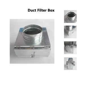 Ống Thép Mạ Kẽm <span class=keywords><strong>HVAC</strong></span> Với Màn Hình Lọc - Product Image 2