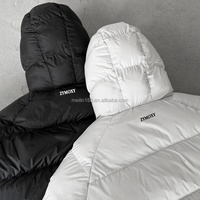 Vestes matelassées en nylon à capuche personnalisées pour fabricants de streetwear, vêtements d'hiver d'extérieur, vestes réversibles imperméables en duvet