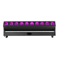 LIRO-LITE Dotline 10x60W RGBW Moving Head Beam Wash Zoom Pixel Bar Light Projecteur de Scène pour DJ, Discothèque, Mariage