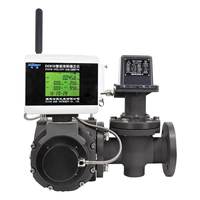 Katup Kontrol Pengukur Aliran Gas Hade DN80 |   Flowmeter LCD Prabayar OEM/ODM yang Dapat Disesuaikan, Material Aluminium, Akurasi +/-1%