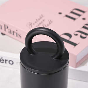 Custom LOGO 500ml Double Walled Stainless Steel Vacuum Insulated <strong>Coffee</strong> <strong>Mug</strong> With Handle Lid - Product Image 4