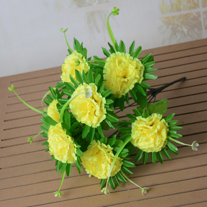 Flor <span class=keywords><strong>de</strong></span> Papel <span class=keywords><strong>de</strong></span> clavel barata, 9 cabezas, soporte <span class=keywords><strong>de</strong></span> <span class=keywords><strong>flores</strong></span> artificiales <span class=keywords><strong>para</strong></span> <span class=keywords><strong>cementerio</strong></span> - Product Image 5