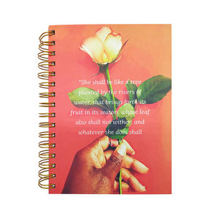 Planificador Escolar Popular con Encuadernación en Espiral, Cubierta de PP, Impresión Colorida Ecológica, Cuaderno con Logotipo Personalizado - Product Image 1