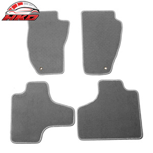 พรมปูพื้นสำหรับรถจี๊ป ลิเบอร์ตี้ 08-13 แผ่นรองพื้นรถยนต์ด้านหน้าด้านหลังกำมะหยี่สีเทาพรมกันลื่น 4 ชิ้น - Product Image 1