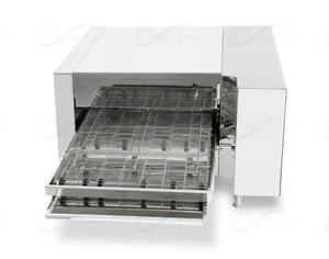 Four à <span class=keywords><strong>tour</strong></span> <span class=keywords><strong>de</strong></span> cuisson automatique <span class=keywords><strong>de</strong></span> pain arabe liquéfié, à chaîne, <span class=keywords><strong>de</strong></span> type bureau, avec convoyeur gaz-électrique, pour pizzas - Product Image 2