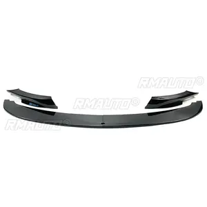 <b>For</b> BMW 3 Series E90 E91 LCI M Sport 2009-2012 <b>Car</b> Front Bumper Lip Splitter Spoiler <b>Diffuser</b> Protector Carbon Fiber Look - Product Image 2