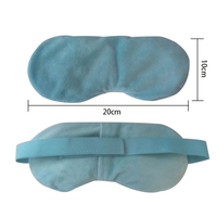 Masque pour les yeux à la lavande Masque de sommeil pondéré Automathérapie Oreiller pour les yeux Perles d'argile naturelle chauffées au micro-ondes Masque pour les yeux à la lavande