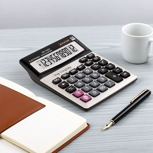 Calculadora Huayang de Pantalla Grande, 12 Dígitos, Teclado de Metal de Aluminio, Calculadora <span class=keywords><strong>Financiera</strong></span> Resistente para Uso en Oficina <span class=keywords><strong>y</strong></span> <span class=keywords><strong>Contabilidad</strong></span> - Product Image 2