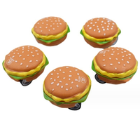 Mignon Mini Petits Jouets Hambourg Voiture Alimentaire Modèle Retour Voiture 45MM Capsule Jouets Petits Enfants Pas Cher Surprise Oeuf Jouet Enfants