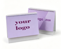 Calendrier de bureau personnalisé avec impression photo 8,5x11 pouces, calendrier mural spirale pour cadeau de voyage en famille
