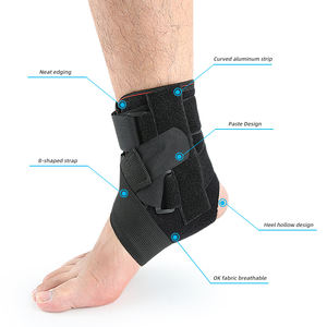 महिलाओं और पुरुषों के लिए टखने के ब्रेस को साइड स्टेबलाइजर के साथ एडजस्टेबल - Product Image 2