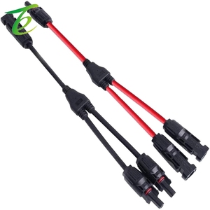 Hot-bán 1-phút 2-y loại ba-way MC4 kết nối cáp năng lượng mặt trời quang điện Bảng điều chỉnh kết nối không thấm nước Doanh cho năng lượng mặt trời - Product Image 3