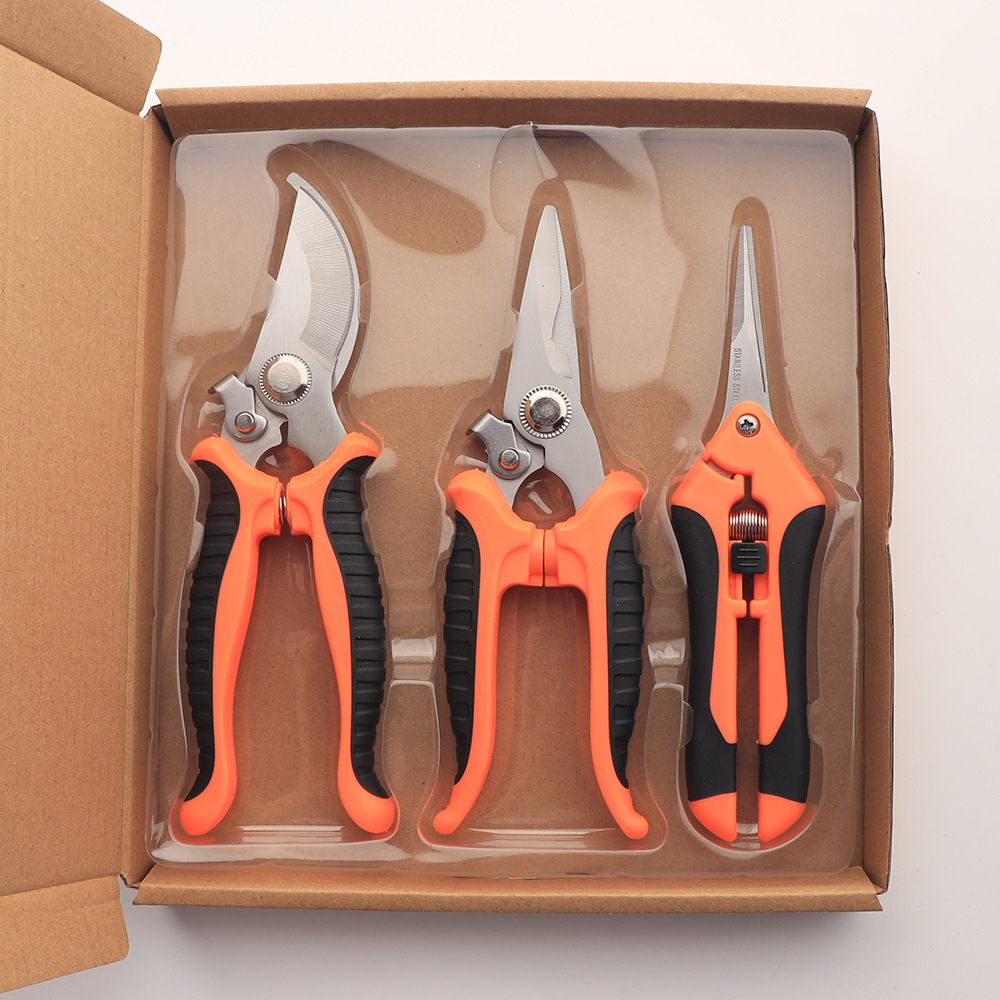 3-piece set-orange-black