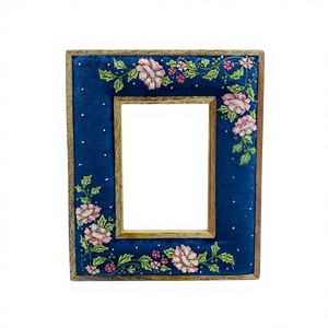 Marco de Fotos de Madera Moderno y Lujoso Hecho a Mano, Forma Personalizada, Colección Primavera, Diseño Bordado con Cuentas, Ligero y Duradero - Product Image 1