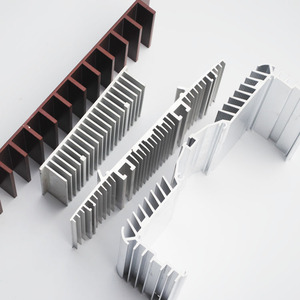 <span class=keywords><strong>Perfil</strong></span> de Disipador de Calor de <span class=keywords><strong>Aluminio</strong></span> Extruido Grande Personalizado de Fábrica para Inversor Solar, Radiador de Alta Potencia, Aleación 6063 T5 - Product Image 1