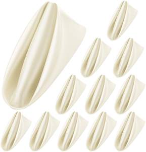 43*43cm Carré Satin Serviettes <span class=keywords><strong>De</strong></span> <span class=keywords><strong>Table</strong></span> Doux Mouchoir Romantique <span class=keywords><strong>De</strong></span> Mariage Banquet Nappe Dîner Décoration Personnalisé Serviettes OEM - Product Image 4