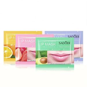 Mascarilla labial de colágeno <span class=keywords><strong>para</strong></span> blanquear nutritivamente Mascarilla labial de fruta exfoliante hidratante que desvanece las arrugas y mejora el color de los <span class=keywords><strong>labios</strong></span> - Product Image 1