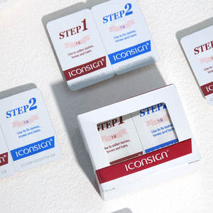 Pestañas veganas desechables de una sola vez, loción para permanente, levantamiento de cejas y pestañas, paso 1 Paso 2, permanente rápido - Product Image 1