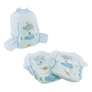 Échantillon Gratuit Usine Chinoise Culotte-culotte d'apprentissage jetable pour bébé, anti-fuites 3D, en pâte fluff USA, surface sèche brodée - Product Image 1