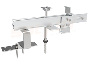 Vente en gros d'éléments en acier inoxydable et aluminium anodisé pour système de montage d'énergie solaire pour l'installation sur toiture en tuiles, ardoises ou tôles - Product Image 2