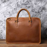 Sac à dos professionnel de luxe en cuir véritable Crazy Horse pour homme, personnalisable en gros, imperméable, léger, grande capacité, avec doublure en coton
