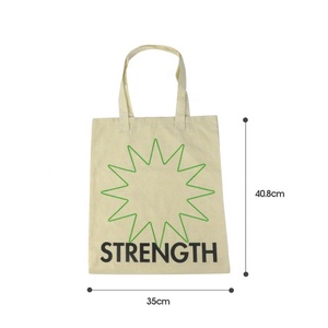 Bolsas de lona blancas con logotipo personalizado Comprador de supermercado reutilizable personalizado para compras diarias - Product Image 6