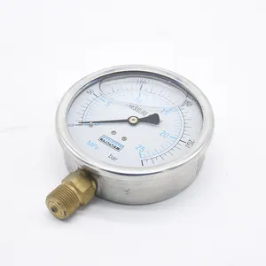 Model radial YN60 (0-10/16/25/40/60-1/4) seismic pressure gauge