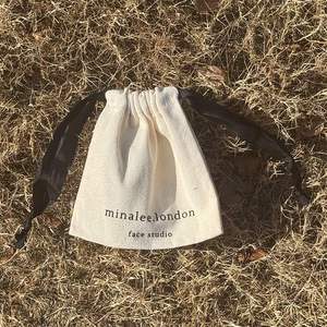 New Arrival Recyclable Custom Logo Organic Cotton Muslin Drawstring <b>Dust</b> <b>Bags</b> for Clothing and Socks - Product Image 4