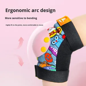 Setelan sepatu roda anak, perlengkapan pelindung olahraga sepatu roda seluncur, bahan EVA PP bersirkulasi, bantalan lutut latihan untuk anak-anak - Product Image 3