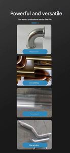 Venta Directa de Fábrica: Nueva Rectificadora Cilíndrica Sin Centro de Alta Eficiencia para Tubos de Hierro y Barras Metálicas, Máquina Pulidora de Metales - Product Image 4