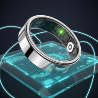 Bague connectée sportive, tracker d'activité, compteur de pas, moniteur de distance, moniteur d'activité, étanche IP68 pour la course à pied, la natation, la salle de sport