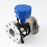 Compteur d'eau intelligent à ultrasons à double canal en acier inoxydable DN100 anti-sabotage NB-IoT 4G LoRaWAN, compteurs de débit numériques industriels