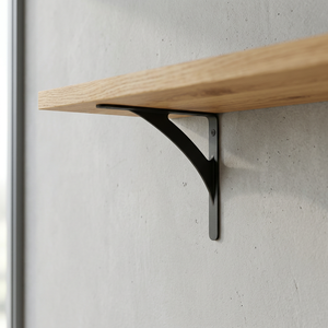 Support mural triangulaire en métal standard avec revêtement en poudre pour le rangement et la décoration à domicile - Product Image 3