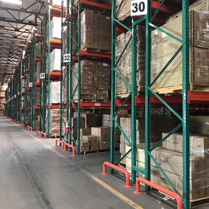 HARGA TERBAIK rak penyimpanan palet tetes air mata baja logam hijau rak penyimpanan gudang yang dapat disesuaikan rak susun pabrik - Product Image 5