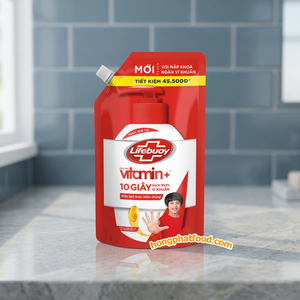 Jabón Líquido para Manos con Vitaminas, Recarga de 1 kg, 99.9% de Protección contra Gérmenes, para Limpieza Corporal - Product Image 2