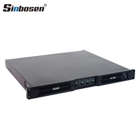K4-1700 Sistema de Línea Profesional de 4 Canales y 1700W*4 de Alta Potencia Clase D, Amplificador de Potencia Digital 1U