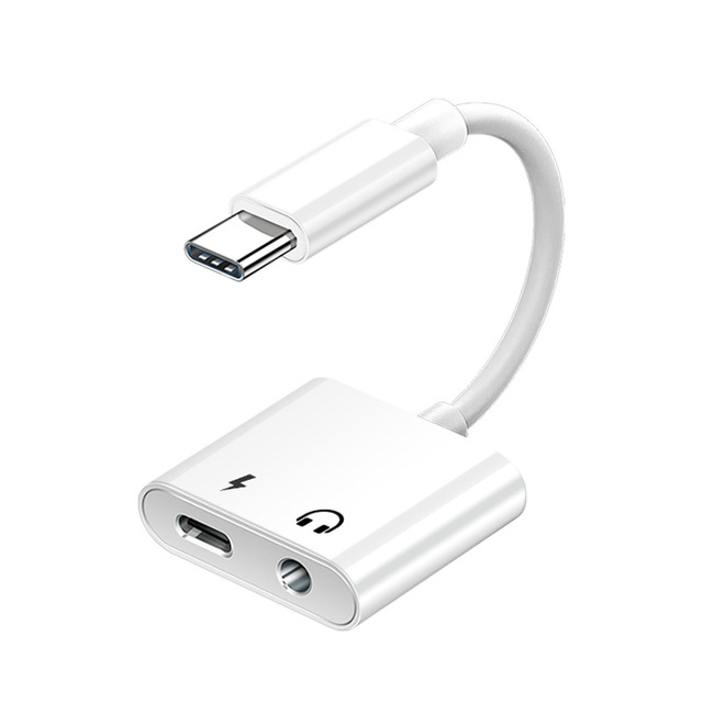 3.5mm Audio Adapter with Charging 2-in-1 Type-c/USB-C Adapter Suitable for iPhone 17/16 Fast Charging