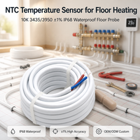 Sonde de température GAIMC NTC pour chauffage au sol 10K 3435/3950 ±1% IP68 étanche
