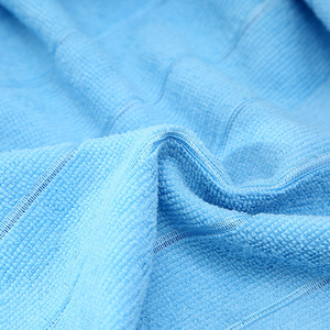 Chiffon de nettoyage multifonctionnel en microfibre doux à séchage rapide absorbant simple bord rayé épaissi uni pour l'entretien de la voiture - Product Image 3