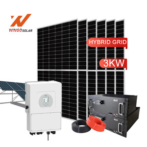 Sistema de red híbrida de 10kw con inversor híbrido growatt y batería <span class=keywords><strong>pylontech</strong></span> S2000 - Product Image 2