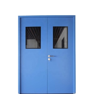 GMP certificata moderna costruzione interna in acciaio <span class=keywords><strong>porta</strong></span> ospedale a prova di fuoco superficie finita manuale aperta resistente al calore - Product Image 2