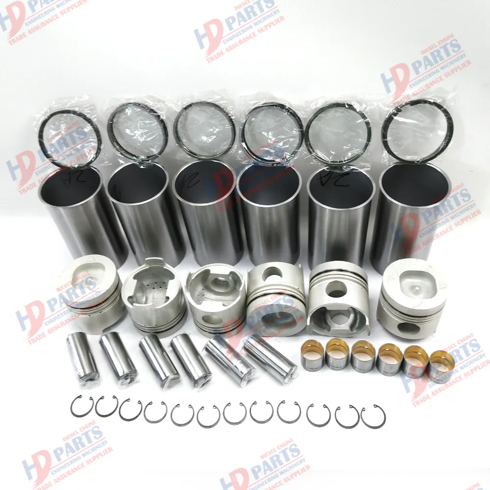 6BD1 Cylindre Liner Piston 1-12111-777-0 Pour ISUZU Diesel Moteur Pièces De Rechange Kit