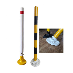 <span class=keywords><strong>Poteau</strong></span> de clôture en PVC plastique recyclé noir massif, en promotion - Product Image 1