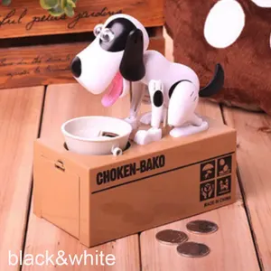 Cute Puppy Dog Save Saving Money Pot Coin Box Can Electronic Piggy Bank Children Kids Birthday Gifts