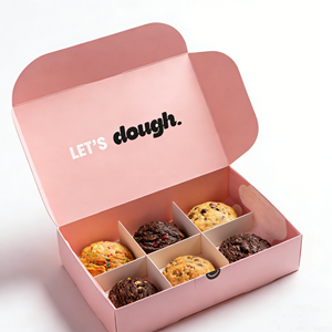 Caja <span class=keywords><strong>de</strong></span> <span class=keywords><strong>Embalaje</strong></span> Rosa Personalizada para Panadería, Caja <span class=keywords><strong>de</strong></span> Cartón Corrugado <span class=keywords><strong>de</strong></span> Grado Alimenticio, Reciclable, para Galletas, Pasteles <span class=keywords><strong>y</strong></span> Postres, con Logotipo - Product Image 5
