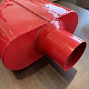 Prix d'usine <span class=keywords><strong>Silencieux</strong></span> d'échappement universel ovale Flowmaster 2" 2.5" en acier aluminisé à chambre - Product Image 3