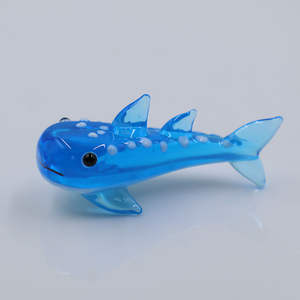 Handgemaakte glazen kunstwerken, blauwe geassorteerde Murano lampwork miniatuur kleine glazen oceaanvisjes figuurtjes voor <span class=keywords><strong>aquarium</strong></span> - Product Image 4